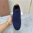 Orange Knit Tonal Sock Runner - Men's