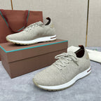 Blue Knit Contrast Sole Runner - Men's