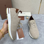 Blue Knit Contrast Sole Runner - Men's