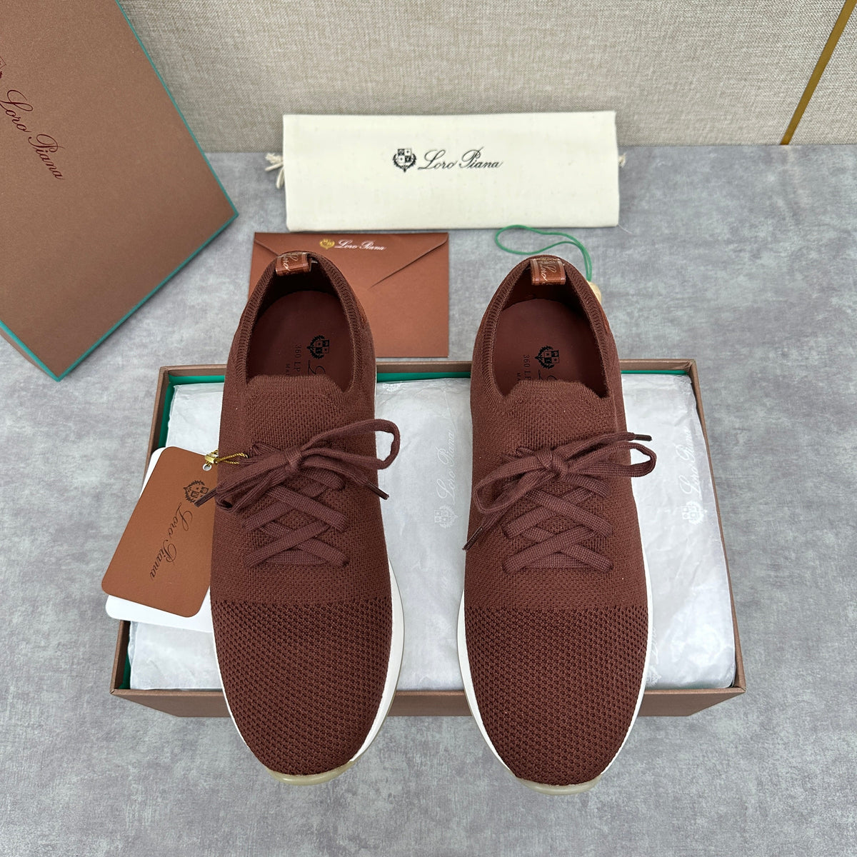Grey Knit Slip-On Low-Top - Men's
