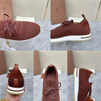 Grey Knit Slip-On Low-Top - Men's