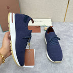 Grey Knit Slip-On Low-Top - Men's
