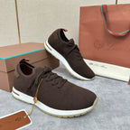 Grey Knit Slip-On Low-Top - Men's