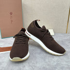 Grey Knit Slip-On Low-Top - Men's