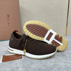 Grey Knit Slip-On Low-Top - Men's