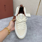 Cream Knit Chunky Sole Runner - Men's