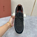 Cream Knit Chunky Sole Runner - Men's