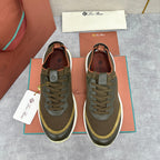 Olive Knit Chunky Sole Runner - Men's