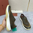 Olive Knit Chunky Sole Runner - Men's