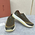 Olive Knit Chunky Sole Runner - Men's