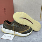 Olive Knit Chunky Sole Runner - Men's