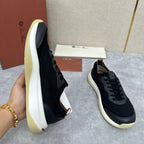 Cream Knit Chunky Sole Runner - Men's