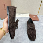 Brown Suede Tassel Loafer - Men's