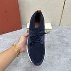 Grey Knit Contrast Sole Runner - Men's