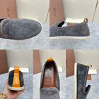 Blue Suede Slip-On Loafer - Men's