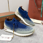 Grey Knit Tonal Sock Runner - Men's