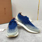 Grey Knit Tonal Sock Runner - Men's