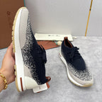 Grey Knit Tonal Sock Runner - Men's