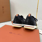 Brown Knit Woven Runner - Men's