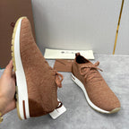 Brown Knit Tonal Sock Runner - Men's