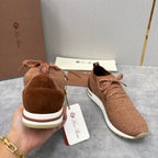 Brown Knit Tonal Sock Runner - Men's