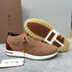 Brown Knit Tonal Sock Runner - Men's
