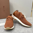 Brown Knit Tonal Sock Runner - Men's