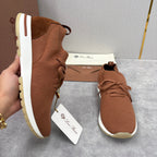 Brown Knit Tonal Sock Runner - Men's