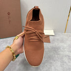 Brown Knit Tonal Sock Runner - Men's
