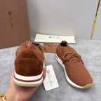 Brown Knit Tonal Sock Runner - Men's