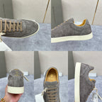 Blue Suede Cupsole Low-Top - Men's