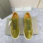 Blue Suede Cupsole Low-Top - Men's