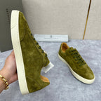 Blue Suede Cupsole Low-Top - Men's