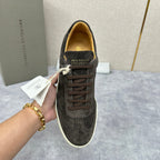 Blue Suede Cupsole Low-Top - Men's