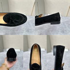 Grey Suede Tassel Loafer - Men's