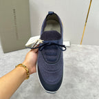 Grey Wool Lug-Sole Runner - Men's