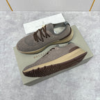 Grey Knit Lug-Sole Runner - Men's