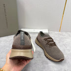 Grey Knit Lug-Sole Runner - Men's