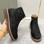 Brown Suede Hiker Lace-Up Boot - Men's
