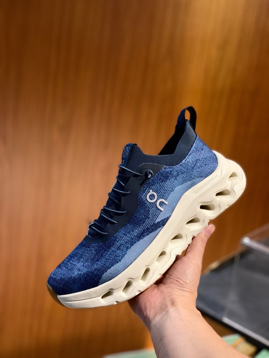 Black and Blue Sneakers