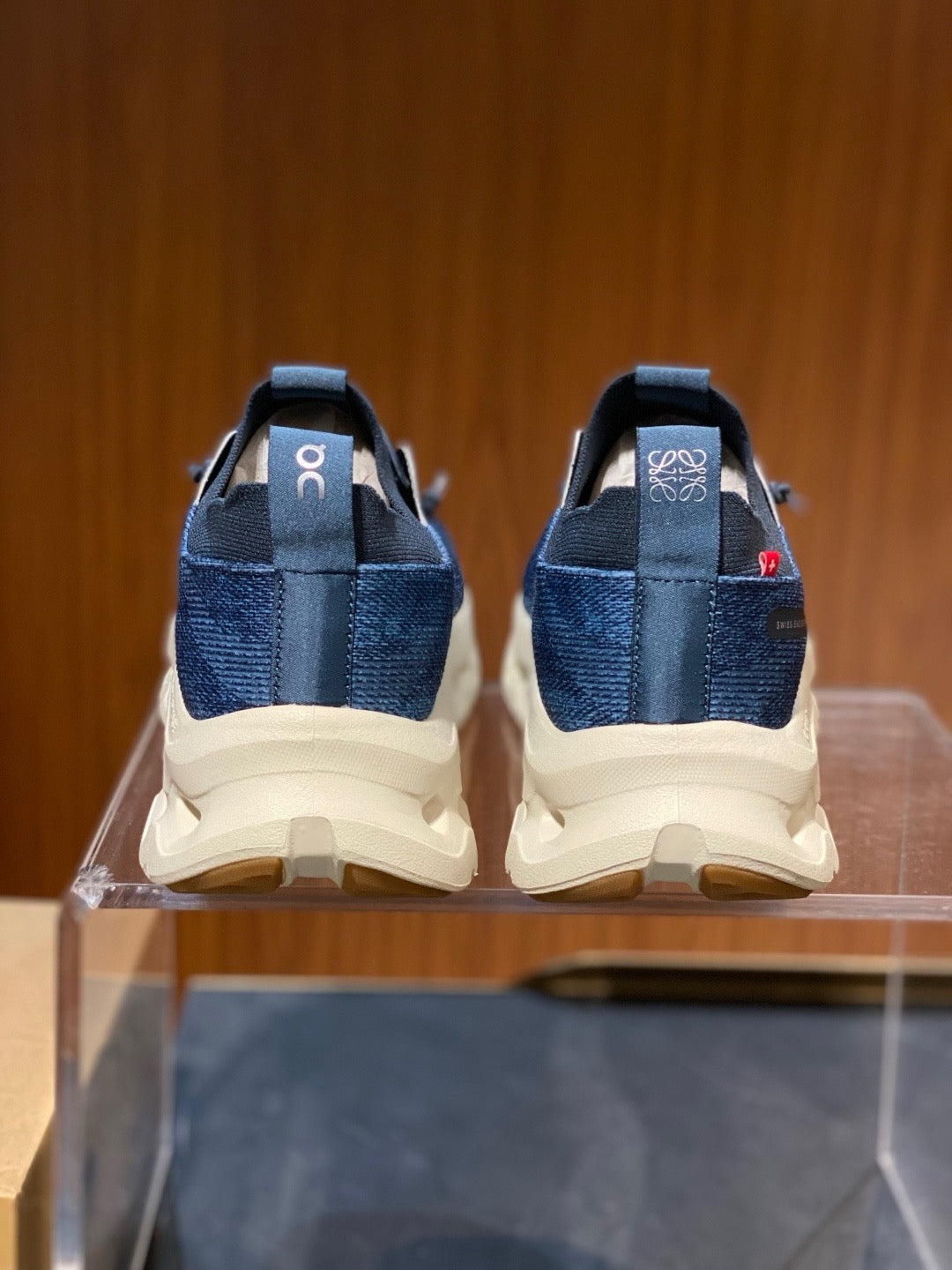 Black and Blue Sneakers