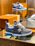Grey Mesh Print Runner - Men's