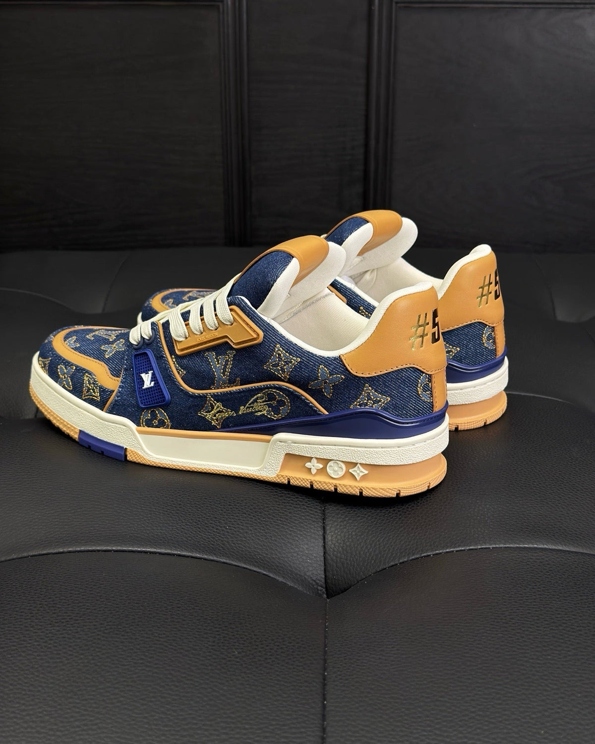 Blue Denim Monogram Chunky - Men's