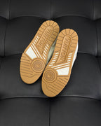 White Leather Logo Chunky - Men's