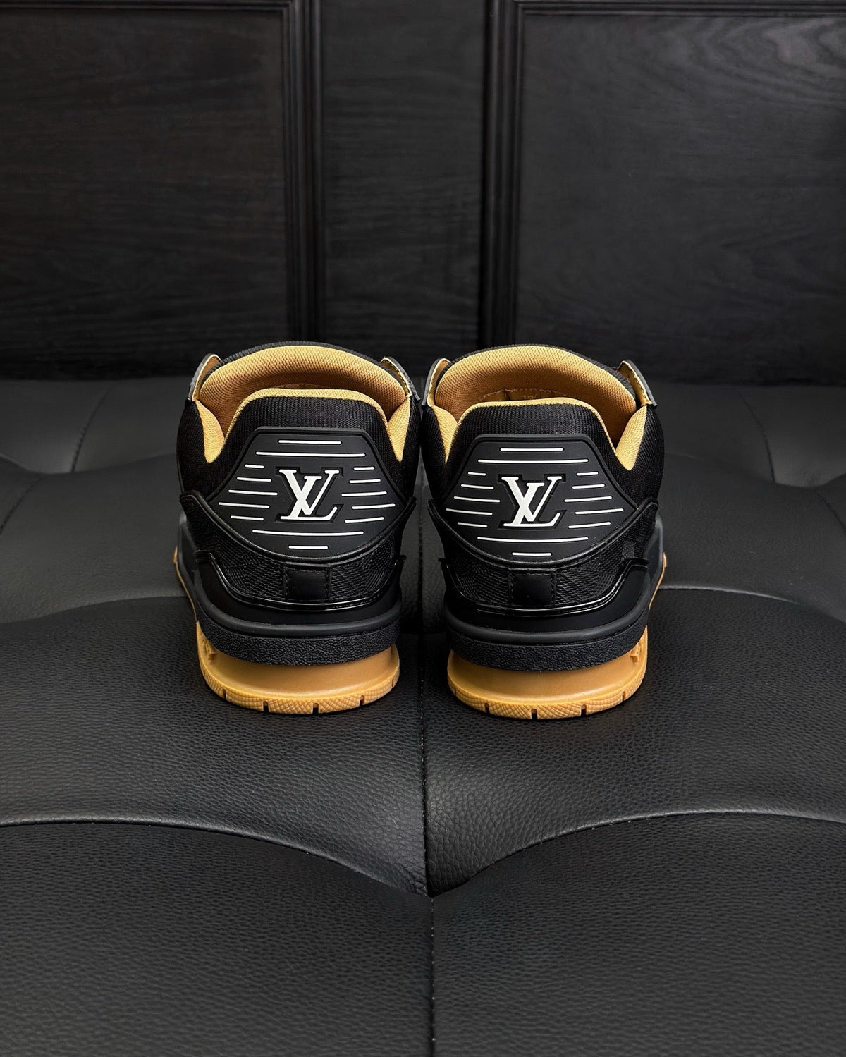 White Leather Logo Chunky - Men's