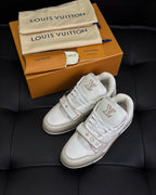 Cream Leather Tonal Chunky - Men's