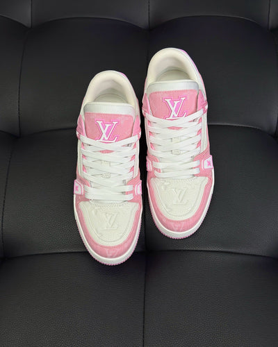 White Leather Monogram Chunky - Men's