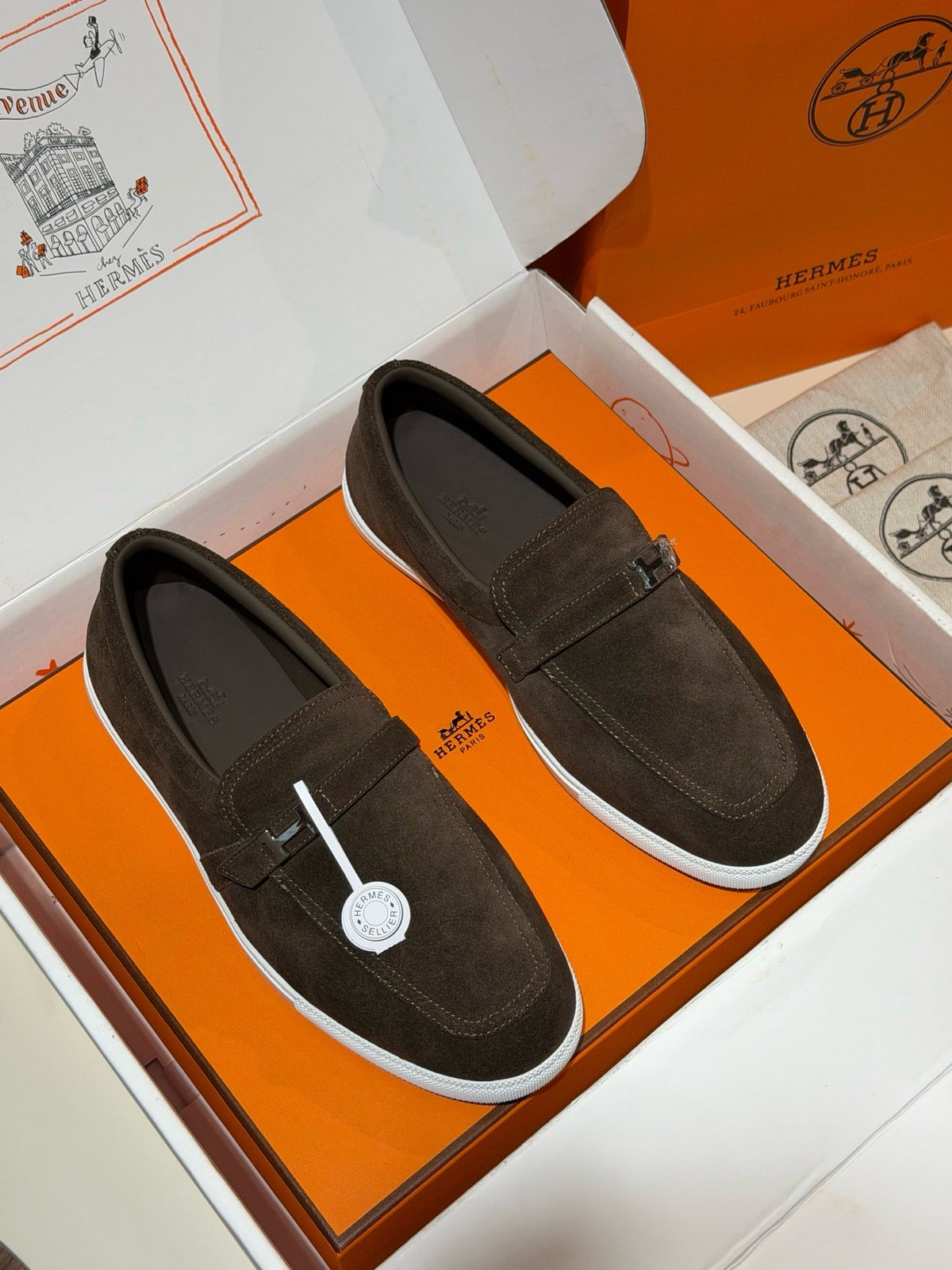 Navy Suede Tassel Loafer - Men's
