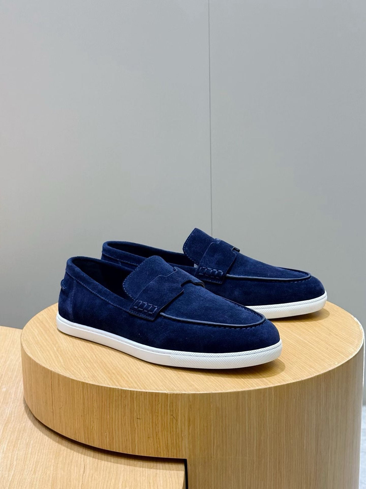 Steel Dark Brown and Black Loafers - Men's