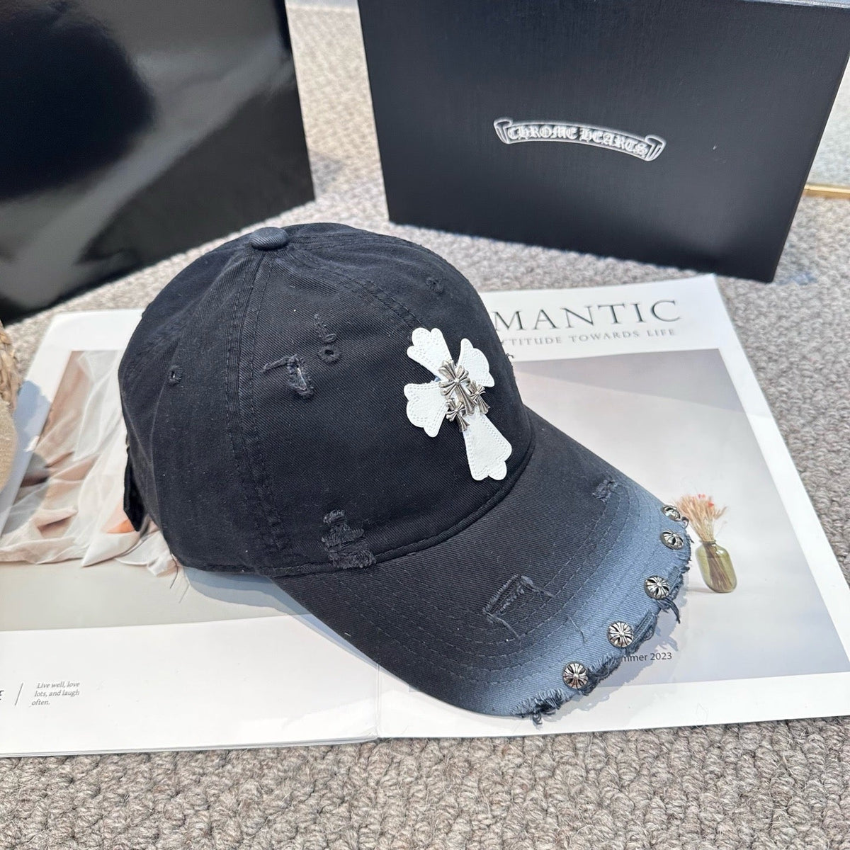 Black and Khaki Cap